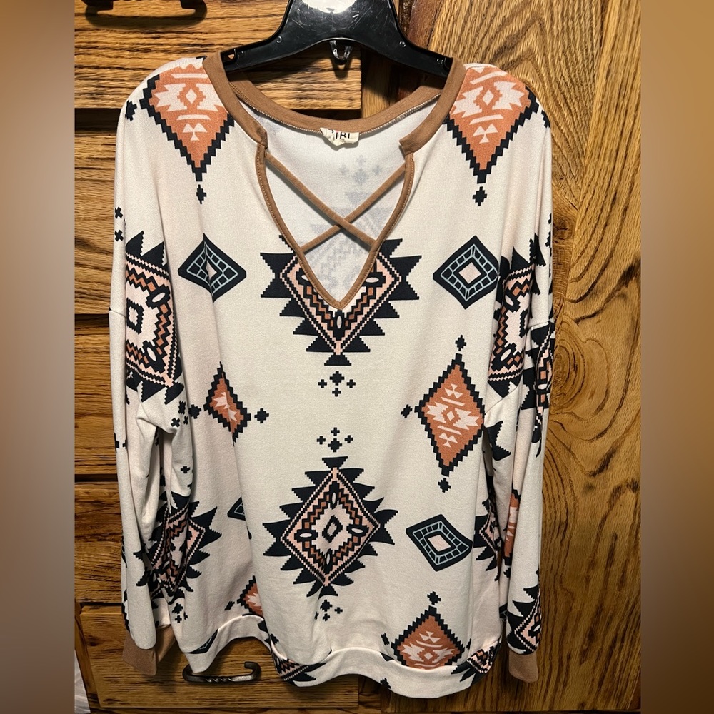 Bibi v-neck strappy sweater